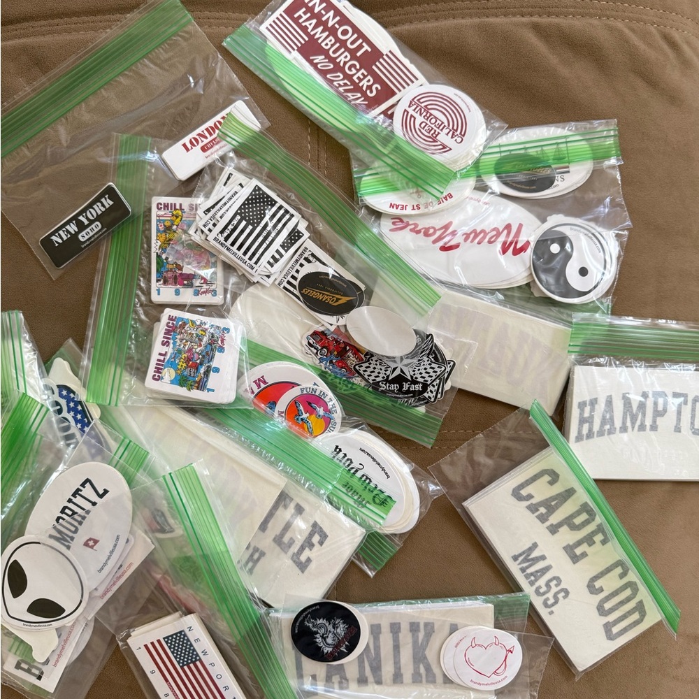Brandy Melville stickers 100 count assorted stickers!